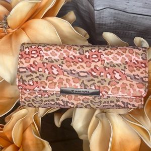 Tahari Vegan Leather RFID Tri-Fold Wallet